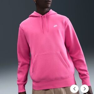 Nike Mens Sportswear Club Fleece pullover hoodie size Medium